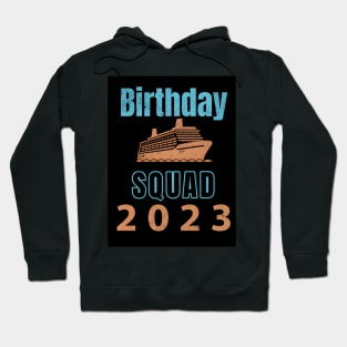 Cool Birthday Cruise Squad 2023 Hoodie